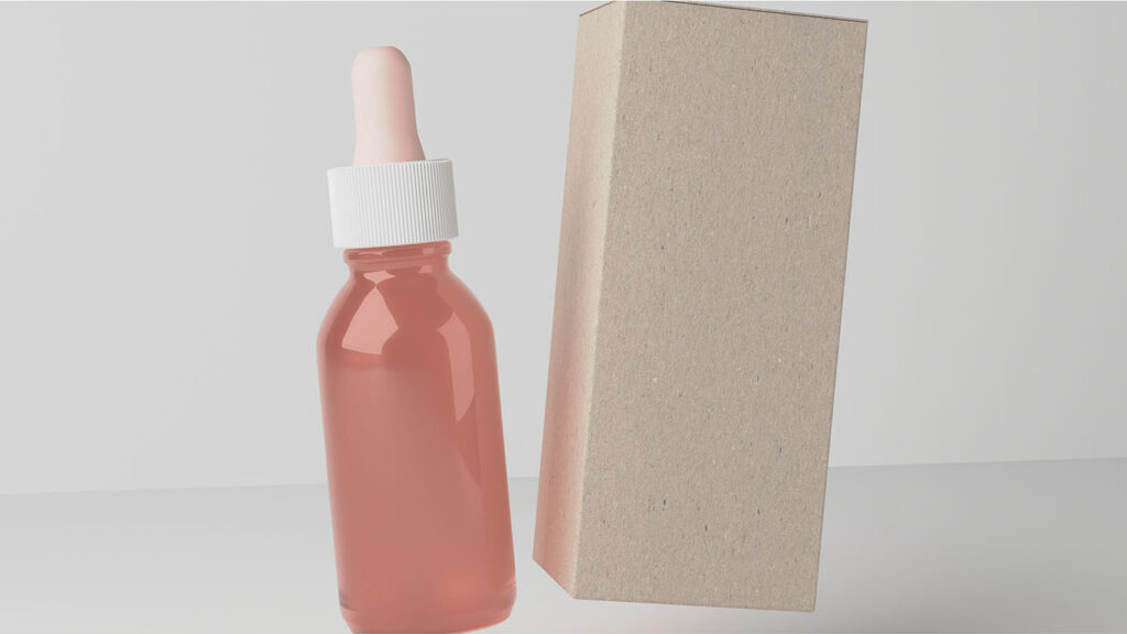 Verpackung für Kosmetikprodukte mit Pipette drucken lassen