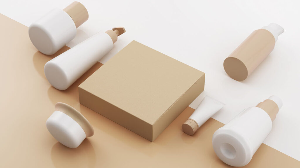 Setverpackung für Kosmetikprdukte