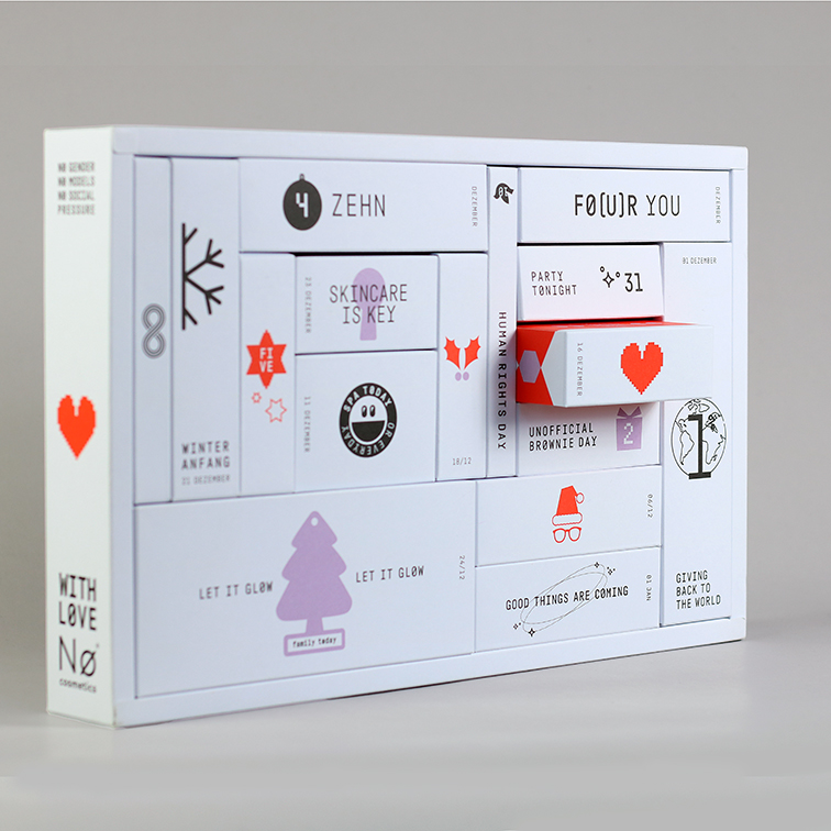 Adventskalender mit Türchen Süßwaren