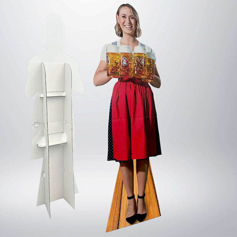 Bodenaufsteller Paulaner