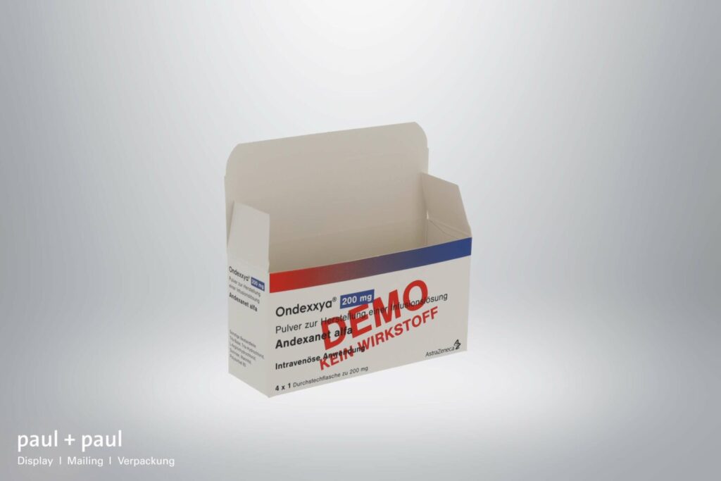 Faltschachtel Pharmaverpackung
