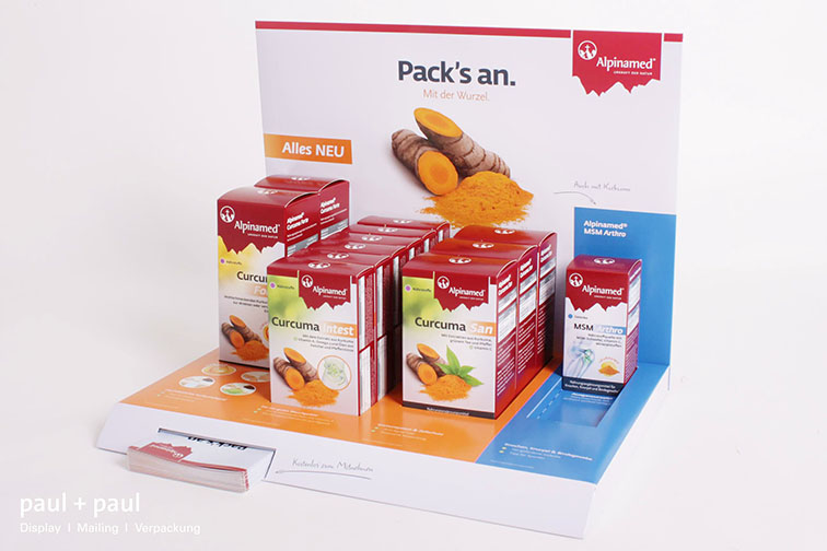 Display Thekendisplay Nahrungsergänzung